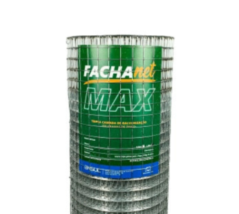 Tela Fachanet 2,5 x 2,5cm x 1,24mm x 1,00m